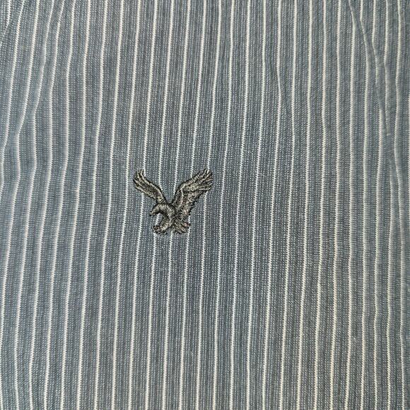 American Eagle Vintage Fit Men's Button Up Long Sleeve Size S - Picture 3 of 5